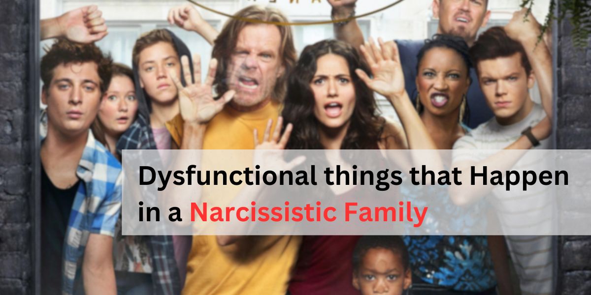 banner from shameless indicating narcissistic family